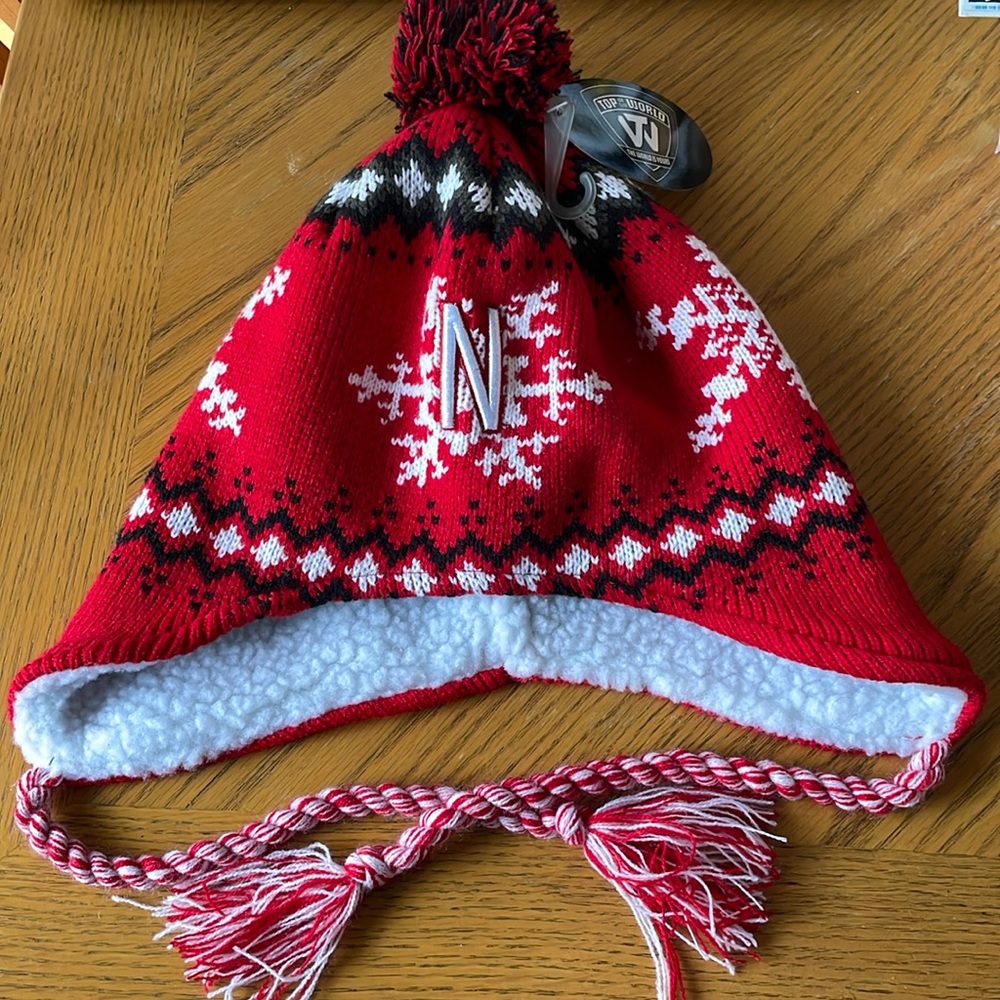 Nebraska Cornhuskers Top of the World NCAA Tassel Knit Hat